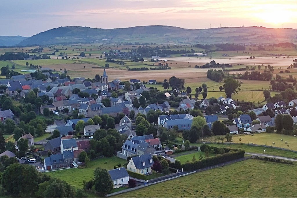Chalinargue vue du ciel