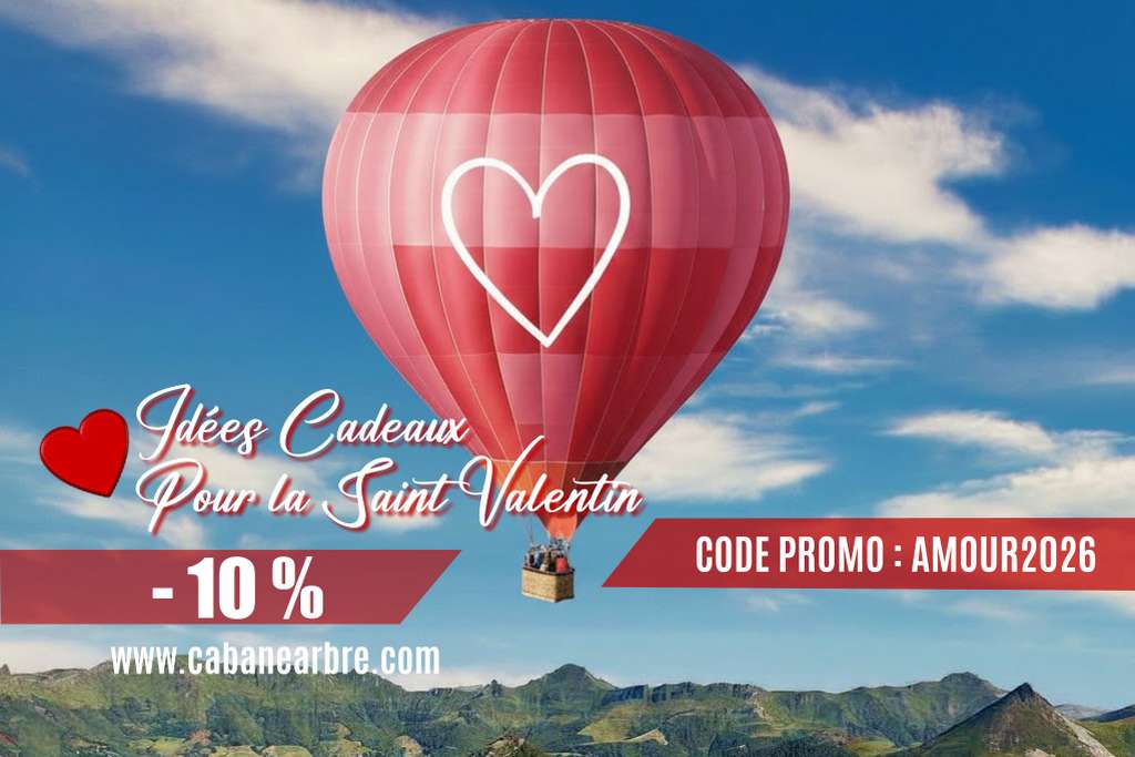 Bon cadeau vol en Montgolfière saint Valentin