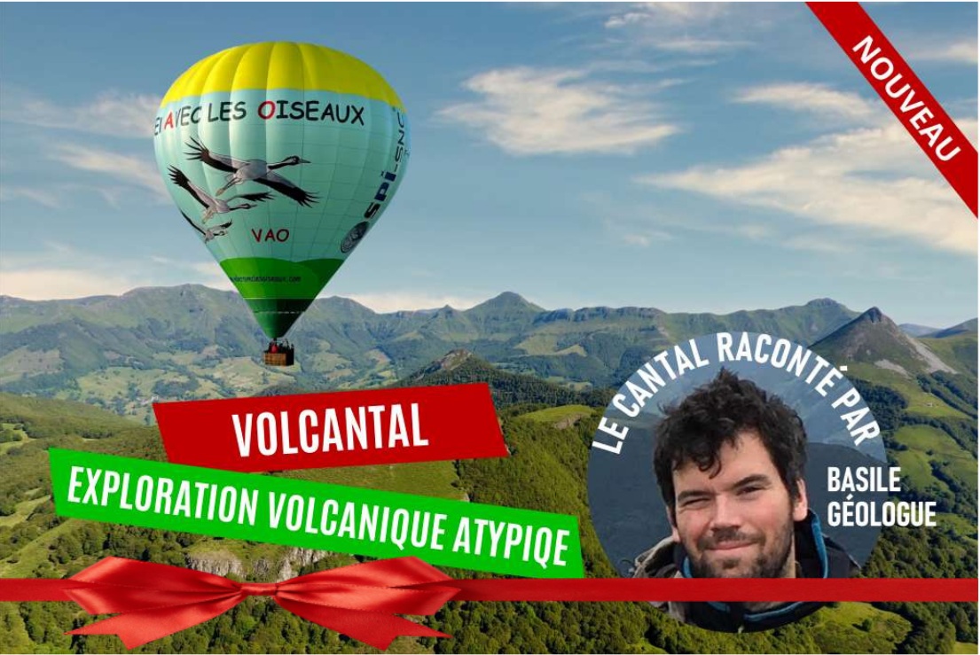 Bon cadeau MONTGOLFIERE SCIENTIFIQUE VOLCANTAL